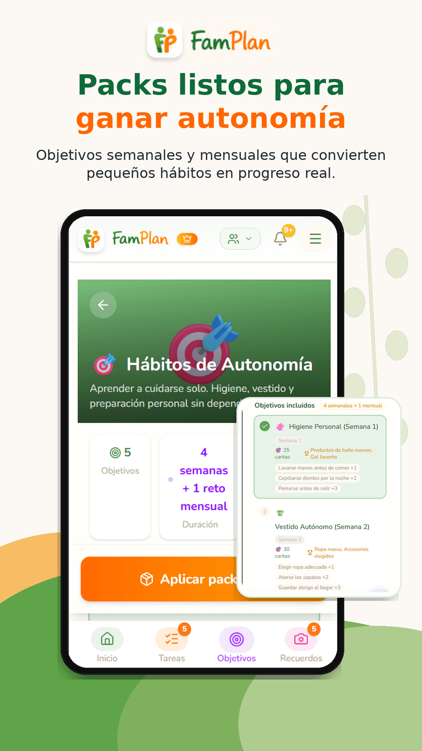 Packs listos para ganar autonomía